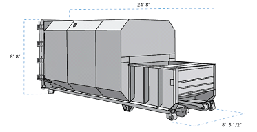 Self Contained Compactor Diagram
