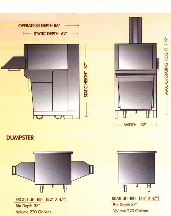 Compactor - Bin Portable Diagram